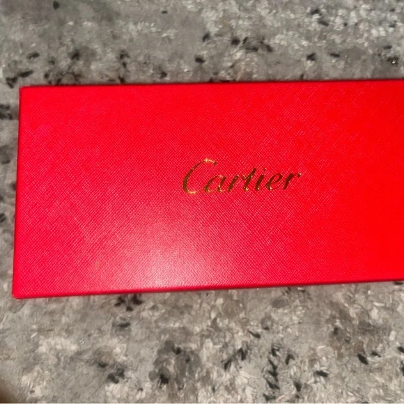 Cartier Sunglasses with Black and Gold Design